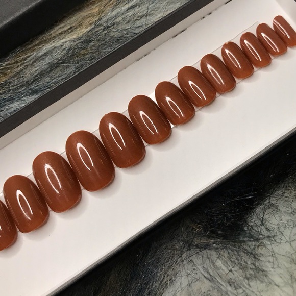 Press On Nails 🍫 Style:  Chocolate 😍😋 - Picture 3 of 8